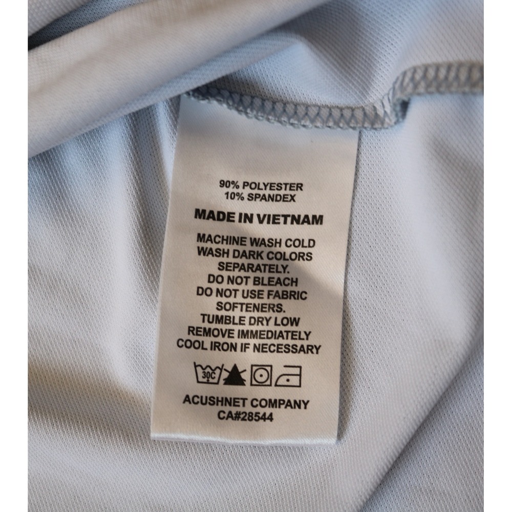 FOOTJOY Polo Shirt Mens XL Bull Valley Golf Club Gray Stretch Performance Lisle - Picture 12 of 13
